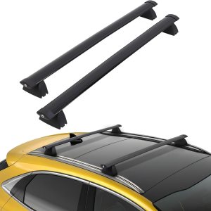 Barras transversales para techo de automóvil, para Jeep Grand Cherokee 2011-2021 con rieles laterales ranurados, repuesto de barra transversal de Barras transversales para techo de automóvil, para Jeep Grand Cherokee 2011-2021 con rieles laterales ranurados, repuesto de barra transversal de