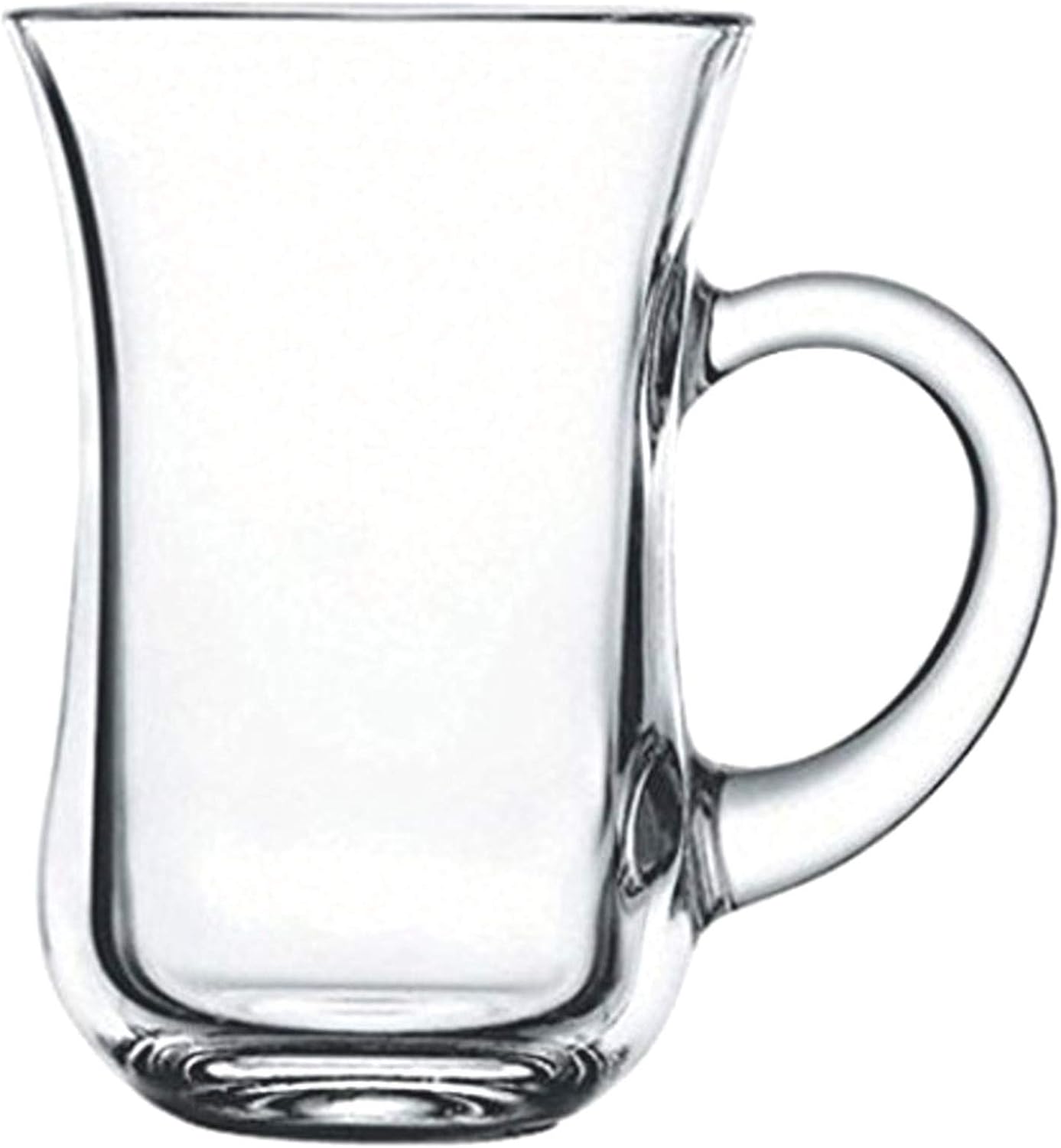 LavoHome Juego de 6 tazas de té y café expreso estilo turco con asas, 4 12 onzas.