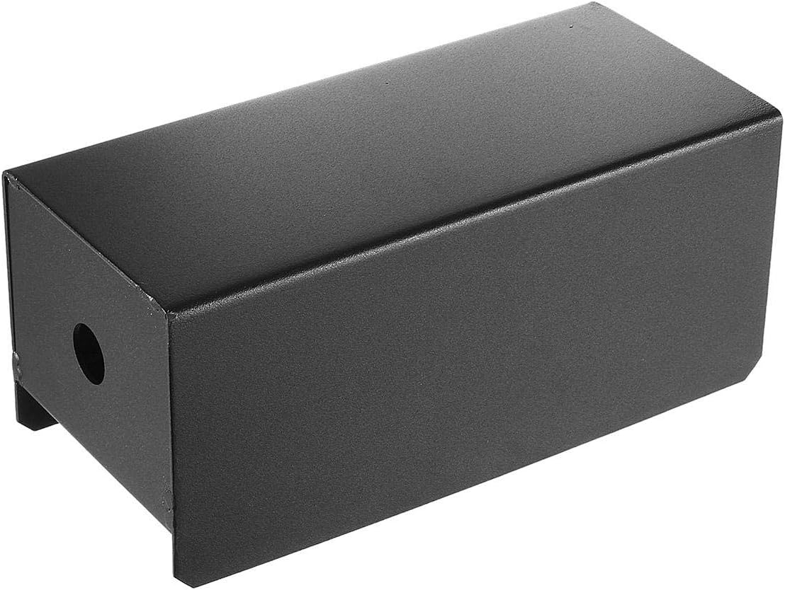 Partsam 2 unidades de acero negro resistente camión utilitario remolque 6 pulgadas protector de luz trasera caja ovalada de 2 pulgadas luz lateral