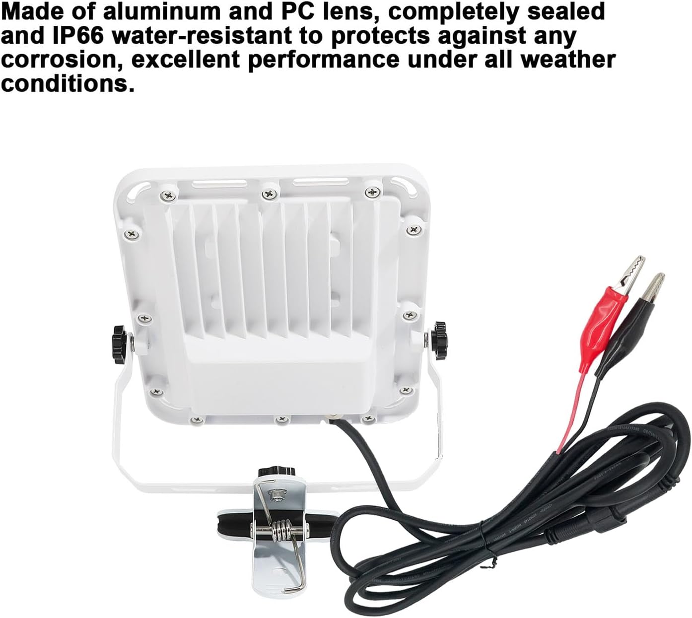 Taysing Luces de inundación LED de 30 W, luz de trabajo con enchufe, impermeable, para exteriores, luces de paisaje, proyector para plantas, patio,