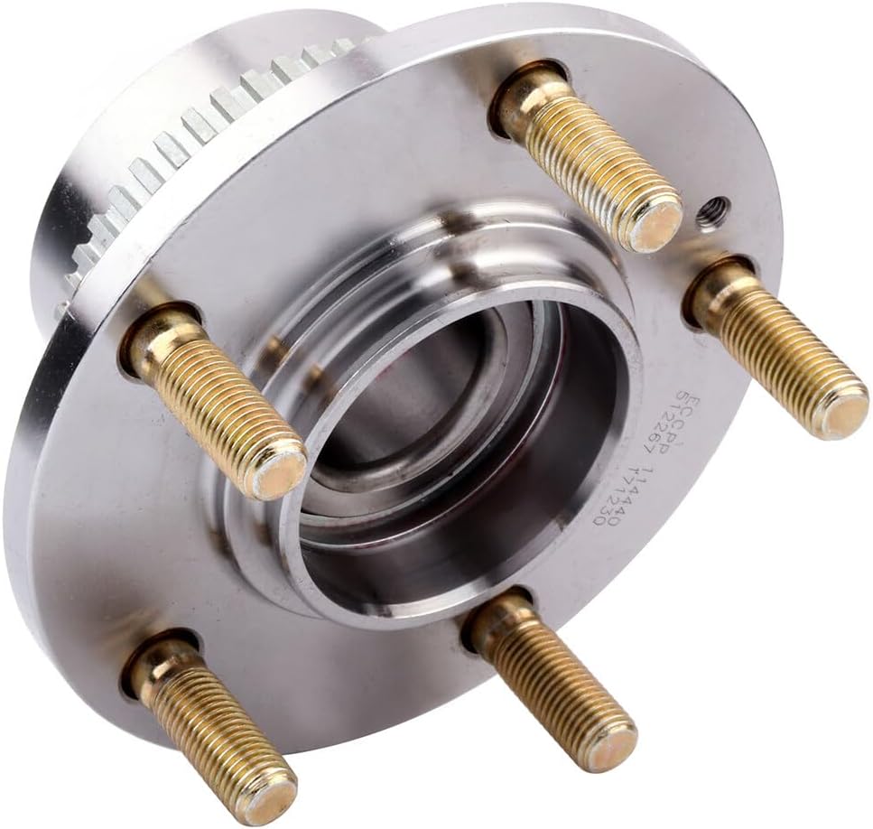 SCITOO 4 unidades de cojinete de rueda delantera y trasera 510034 512267 para Hyundai Tucson 2005-2009, para Kia Sportage 2005-2010 WABS 5 lengüetas