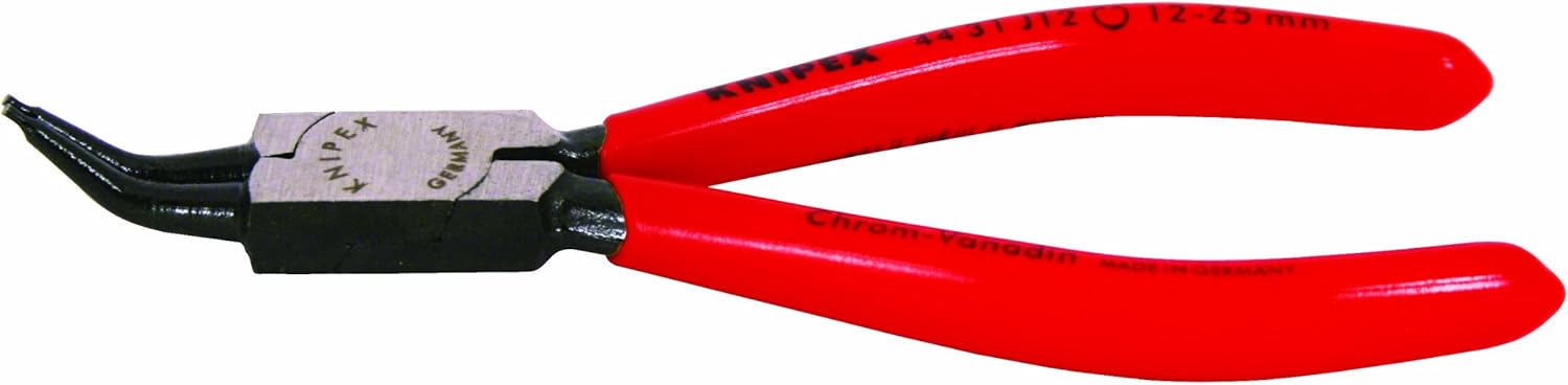 KNIPEX Alicates internos de anillo de presión en ángulo de 45 puntas forjadas