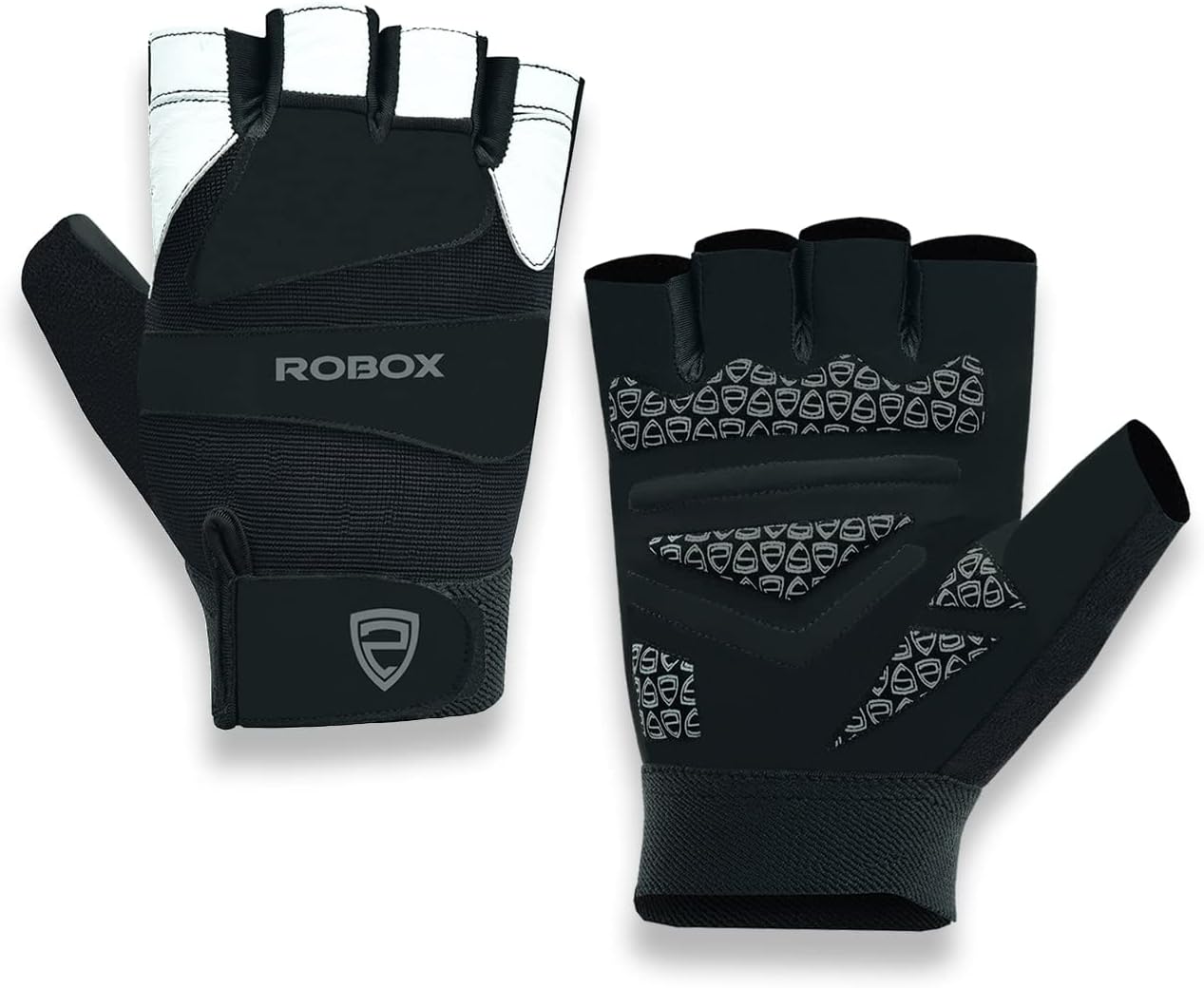 ROBOX Guantes de entrenamiento para hombres y mujeres  Guantes de entrenamiento reforzados para ejercicios de palma para levantamiento de pesas