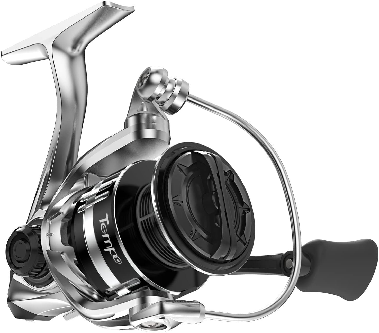 Tempo Vertix Spinning Reel, Smooth 10+1 Stainless BB Fishing Reels for Freshwater, Ultralight Graphite Frame with Carbon Fiber 20LBs Drag Max, 6.21