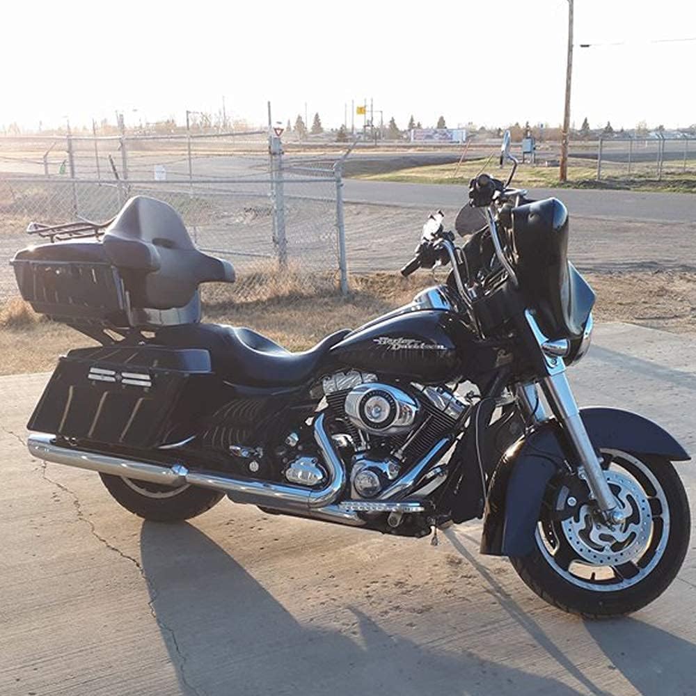 Portaequipajes negro Air Wing Tour Pack Top Rack Fit para el mercado de accesorios Hard Touring Pack Maleta Maleta
