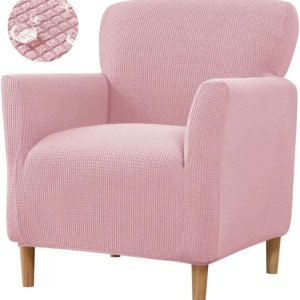 Bifaunvogel Funda impermeable para silla decorativa con brazos, tela jacquard elástica para sofá, funda de sofá suave, tapizada, protector de silla Bifaunvogel Funda impermeable para silla decorativa con brazos, tela jacquard elástica para sofá, funda de sofá suave, tapizada, protector de silla