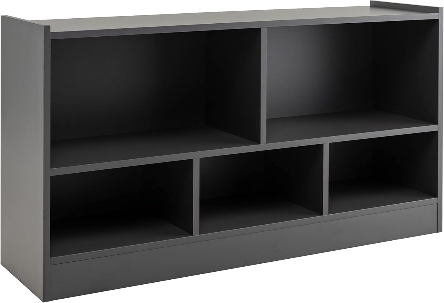 IFANNY – Estantería de 5 cubos, organizador de 2 niveles con compartimentos abiertos, estanterías y estanterías de madera, estantes de