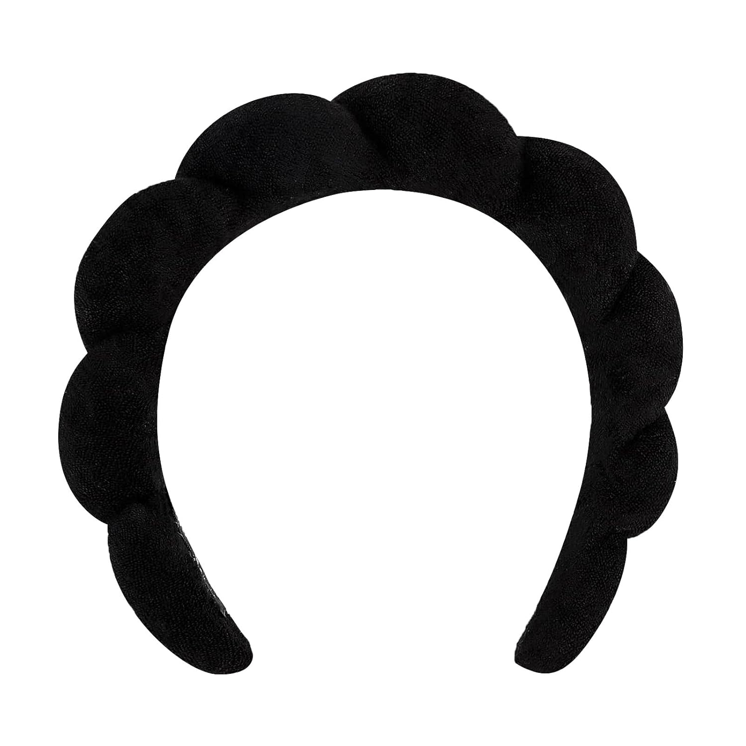 Araluky Diadema de spa para mujer, para lavar la cara, maquillaje, diadema de esponja hinchada, diademas para el cuidado de la piel para mujeres y