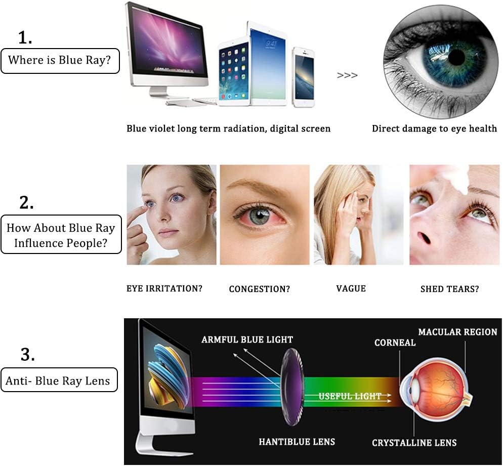 AQWANO Anteojos de lectura para computadora sin montura para mujer, diseño de moda, bloqueo de luz azul con protección UV400, marco de patrón de