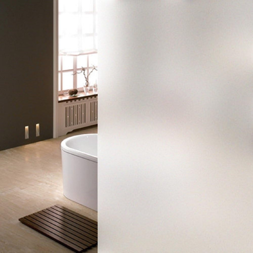 Sugo Lámina de película de vidrio esmerilado de alta calidad, para privacidad para el hogar, dormitorio, baño, bricolaje, ventana, tintado,