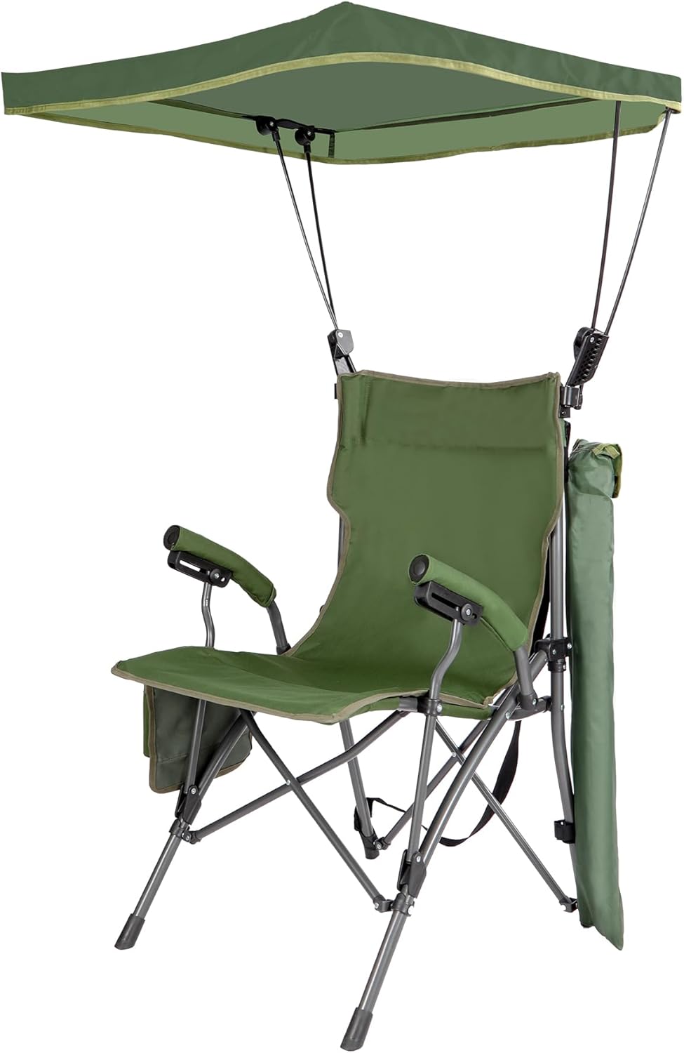 REDCAMP – Sillas de camping plegables de gran tamaño para adultos, resistentes hasta 500 libras, marco de acero resistente para deportes al aire