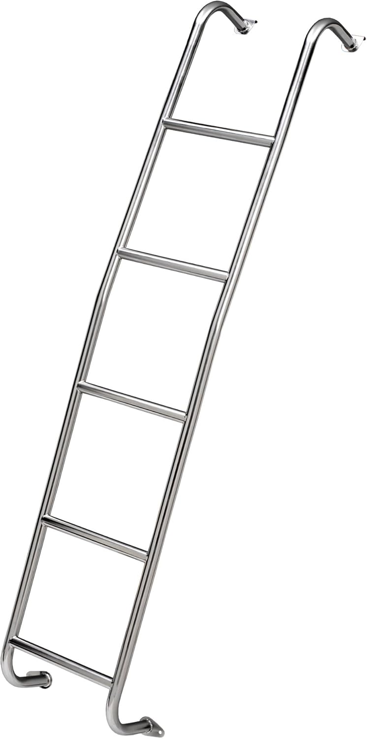 Surco 093S19 Escalera para furgonetas de acero inoxidable Sprinter techo bajo 2019 y más recientes