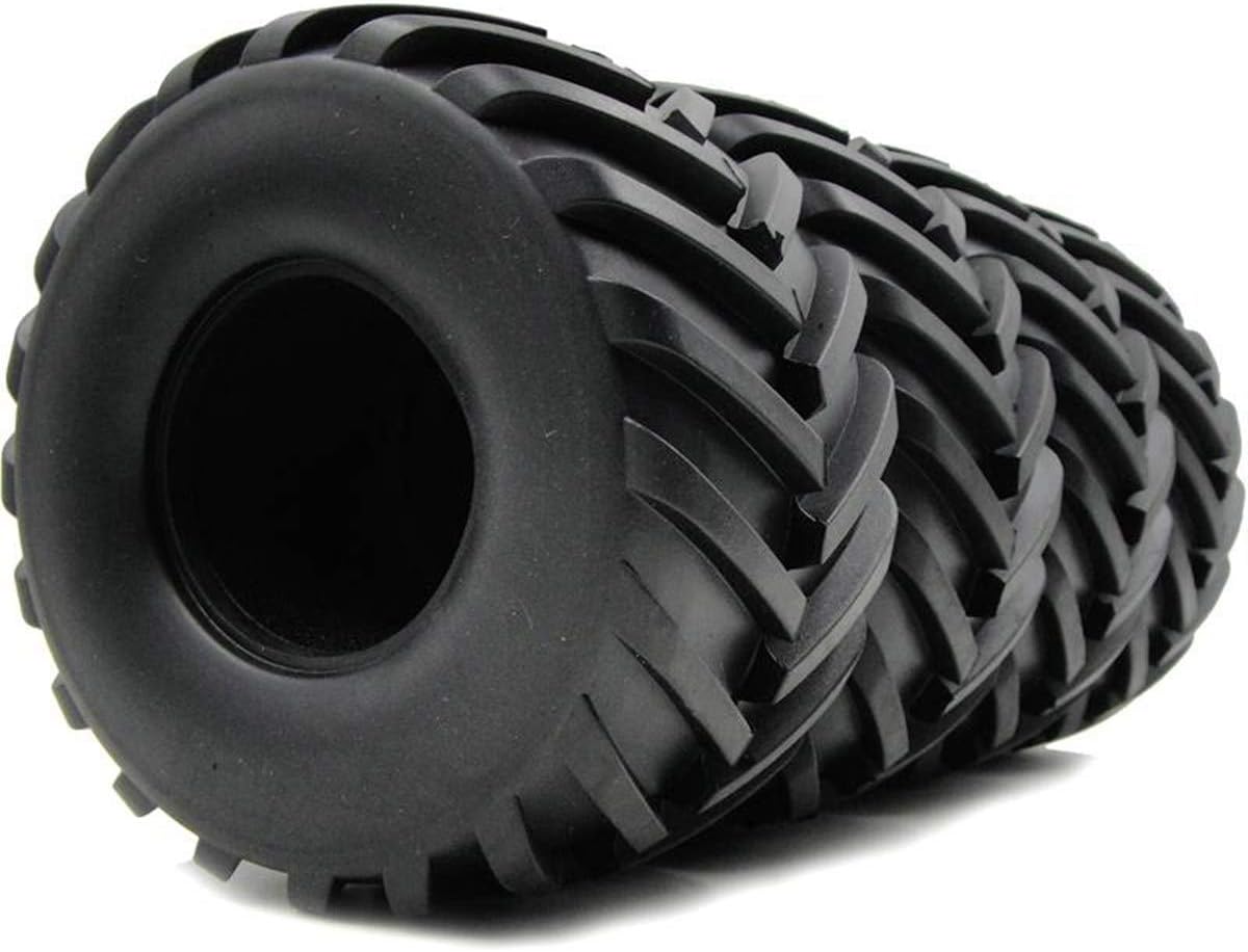 Neumáticos RC Soft 2.2 de altura de 5.118 in para Axial Capra Wraith Traxxas TRX4 Redcat Gen8 Monster Truck Mud Crawler Badland Terrain (paquete de