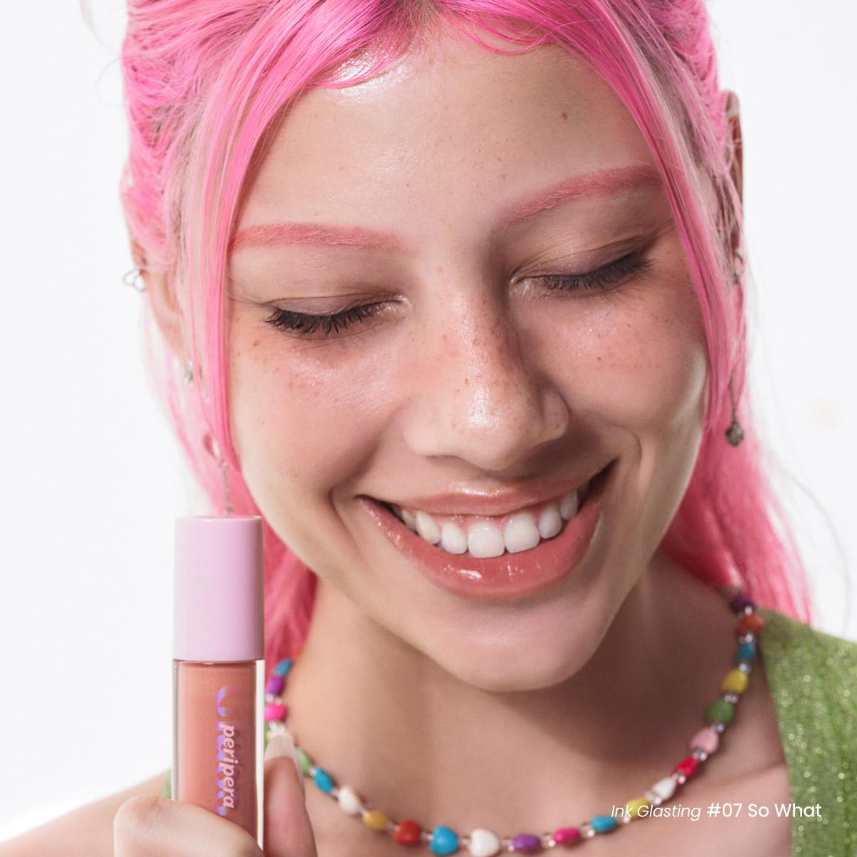 Peripera Ink Glasting Lip Gloss  Antiadherente, alto brillo, varita 4XL para una fácil aplicación, labios cómodos, regordetes, de aspecto más