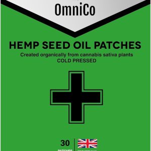 OmniCo – Parches de aceite de semilla de cáñamo – prensado en frío de plantas de cannabis sativa – Paquete de 30 OmniCo – Parches de aceite de semilla de cáñamo – prensado en frío de plantas de cannabis sativa – Paquete de 30