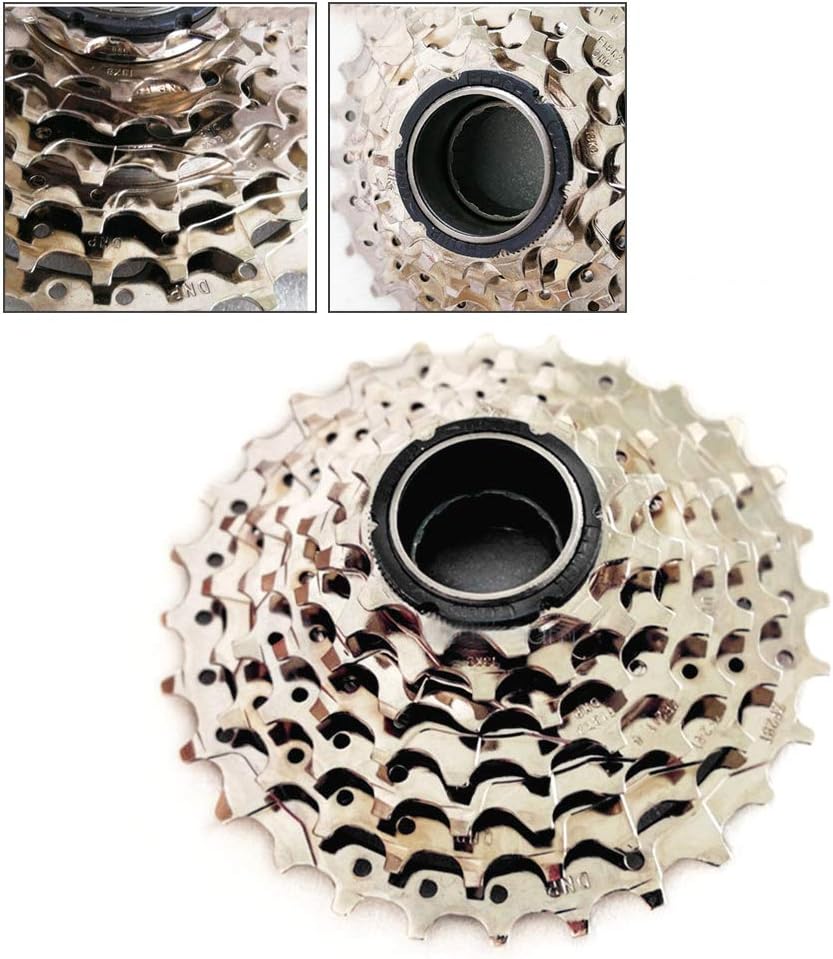 Newsmarts DNP 7-Speed – Placa de níquel para bicicleta MTB con rueda libre (11-28T) para sistema MicroShift