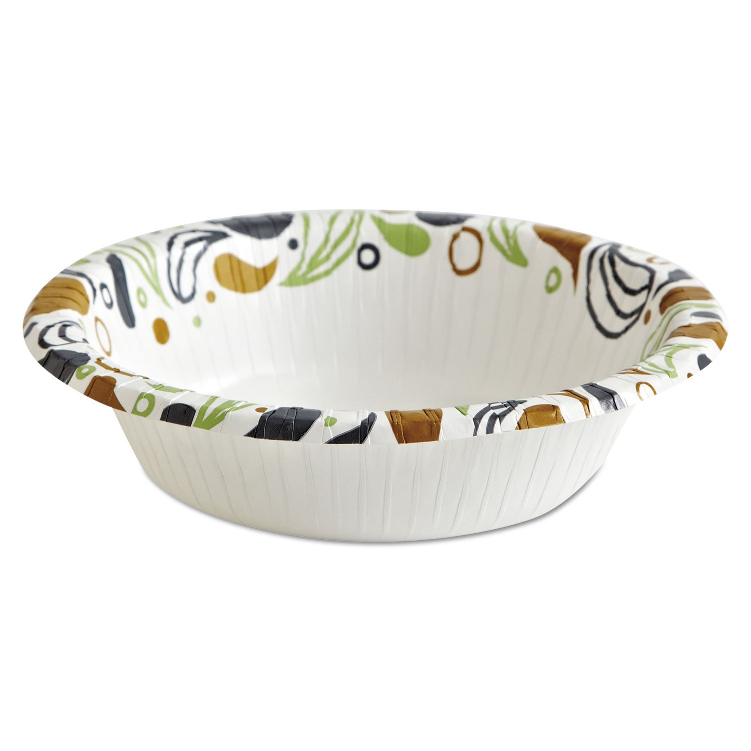 Boardwalk DEER12BOWL Deerfield – Cuenco de papel impreso, 12 onzas, 50 tazonespaquete, 20 paquetescartón