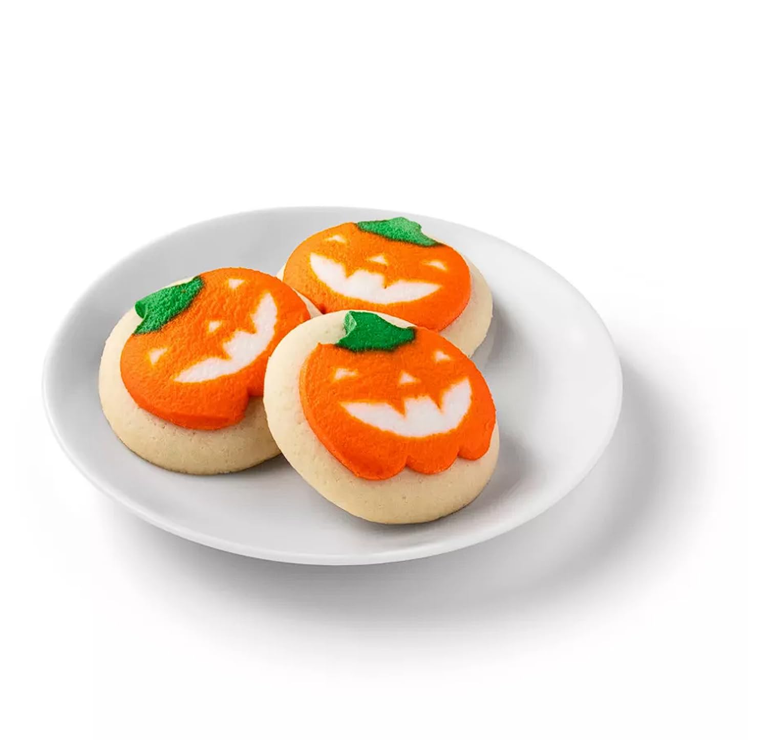 Galletas de azúcar esmeriladas (calabaza) Halloween – 13.5 oz10 unidades – FrostyDelights (paquete de 2)