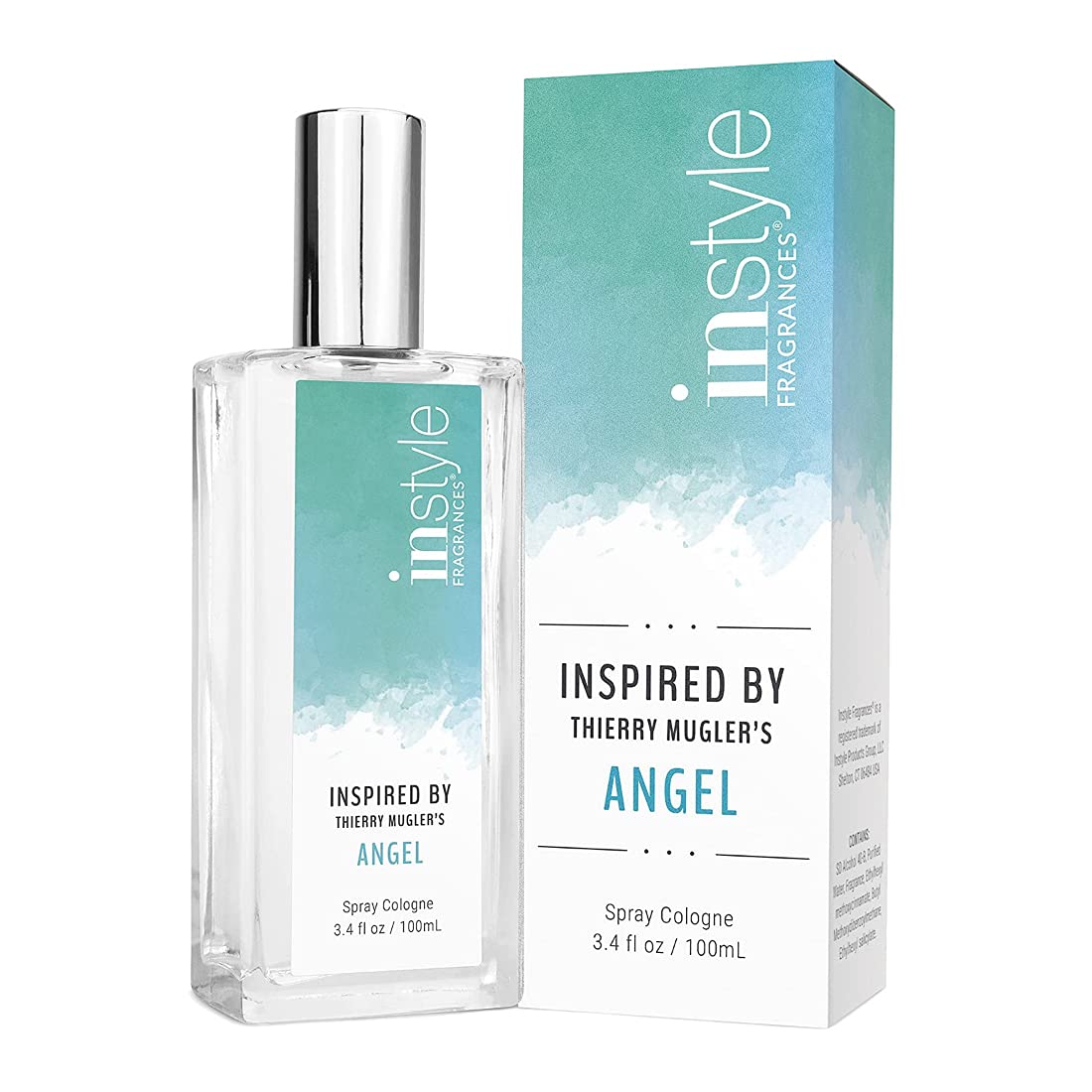 Instyle Fragrances Inspirado en Victoria’s Secret Bombshell y Thierry Mugler’s Angel Eau de Toilette Fragancias para mujer, 3.4 onzas líquidas cada