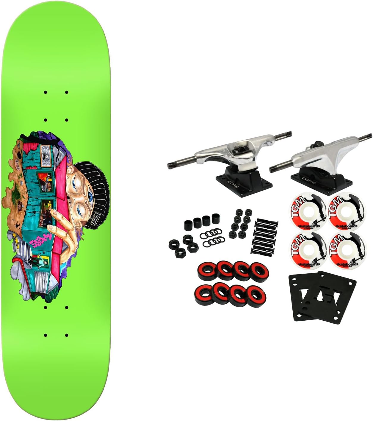 There Skateboard Jessyka Bailey Lucid Dreaming True Fit – Monopatín completo de 8.06 x 31.3 pulgadas