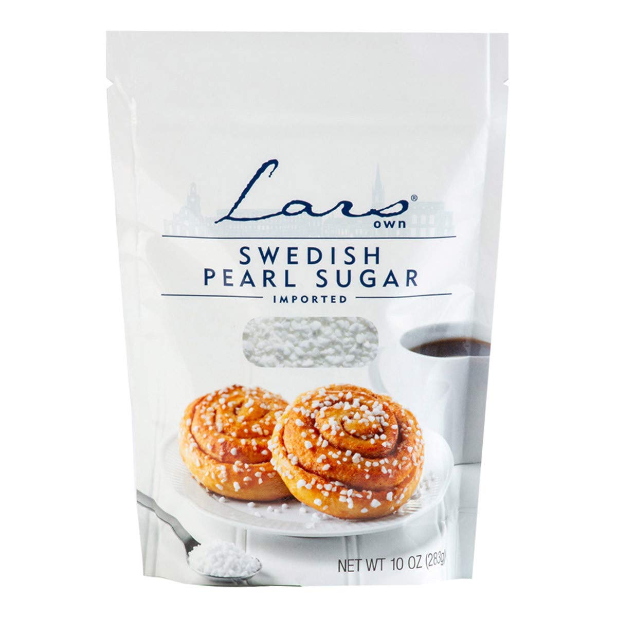 Lars’ Own – Azúcar perlado sueco – 10 oz – 12 unidades