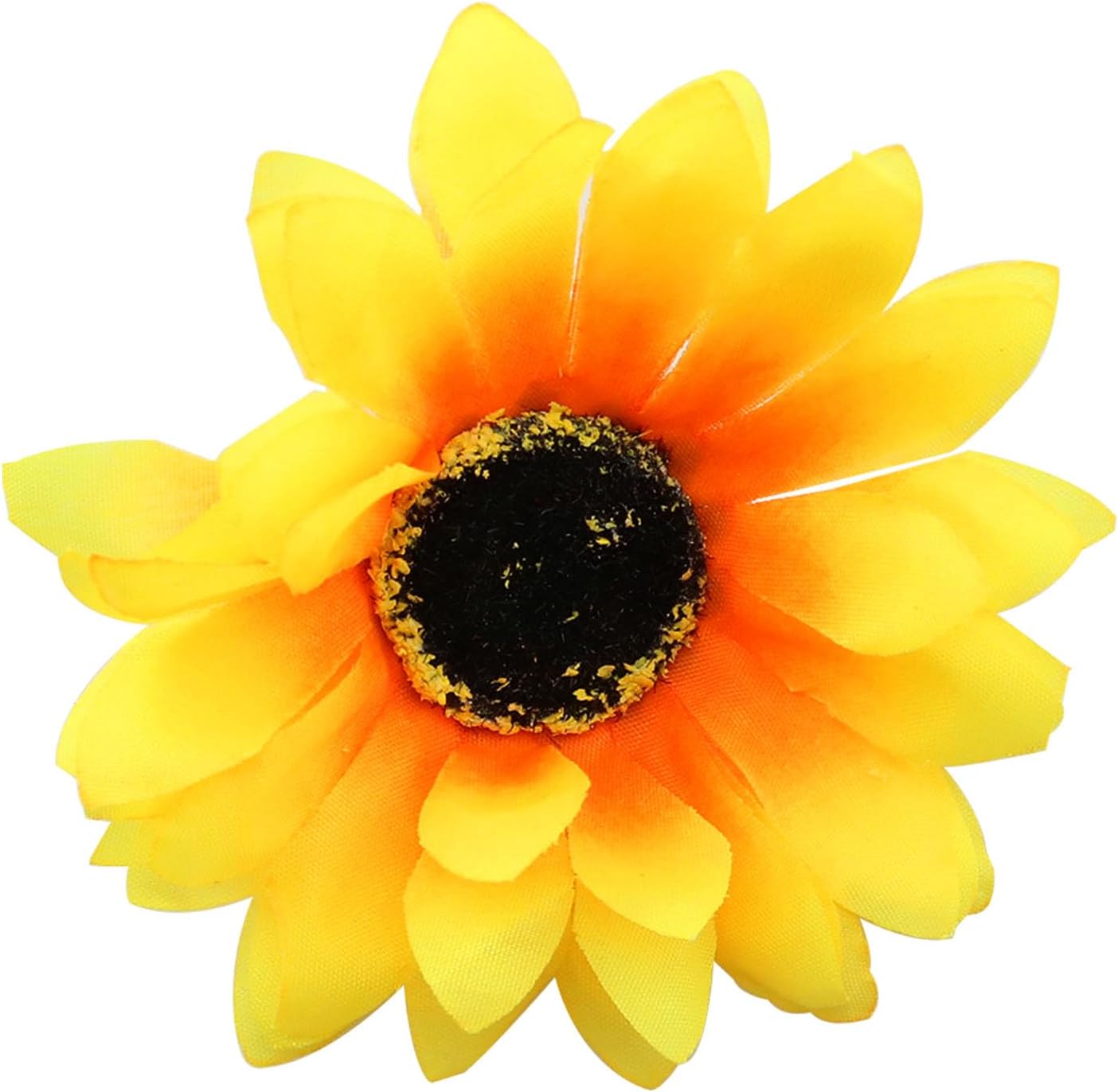 30 accesorios de flores artificiales de girasol, diámetro de 3.7 in, decoraciones de seda hechas a mano para árbol de Navidad, manualidades, hogar,