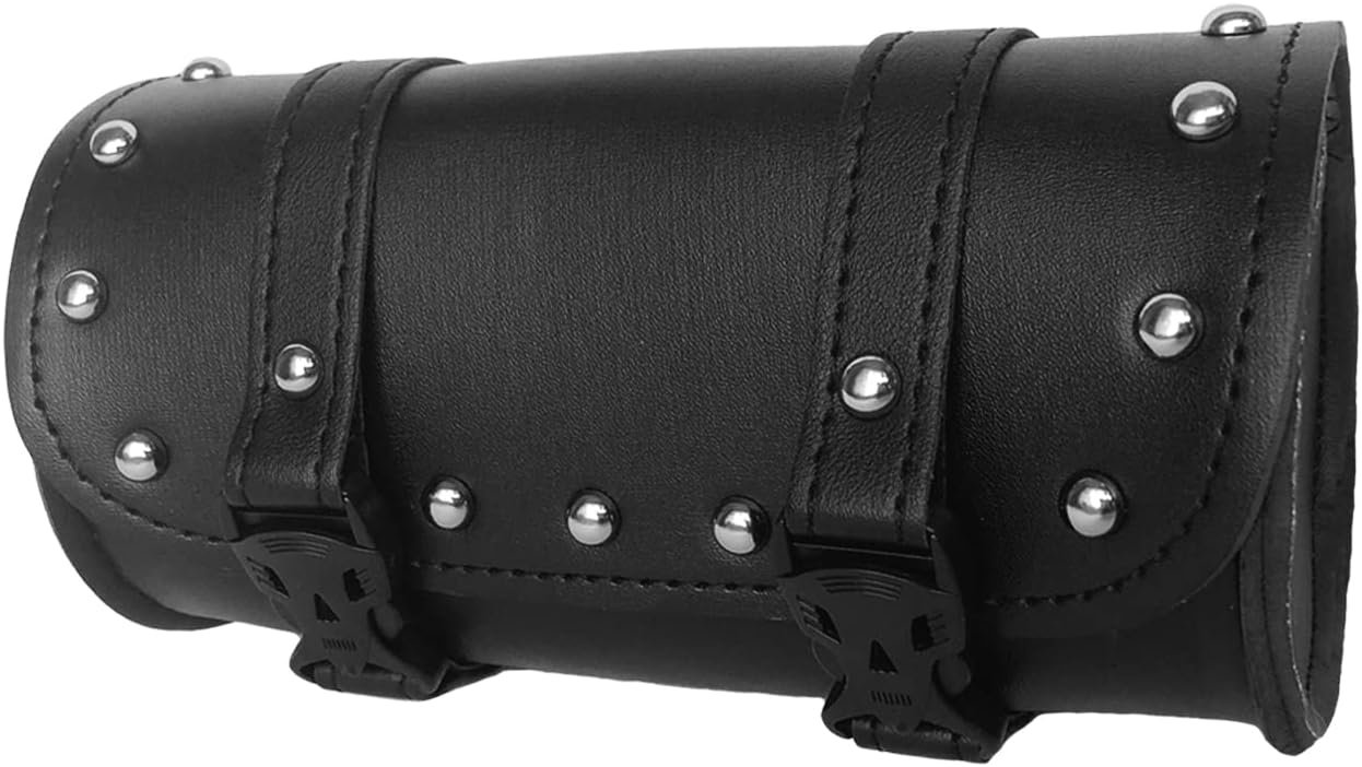 Bolsa de manillar de motocicleta Bolsa de tenedor Alforjas universales para Haley Kawasaki Suzuki Yamaha