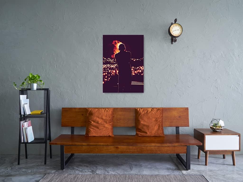 Linkin Park Vocalist – Arte de pared para sala de estar y dormitorio, impresiones sobre lienzo, 1 pieza enmarcada o sin marco, regalo para mujeres y