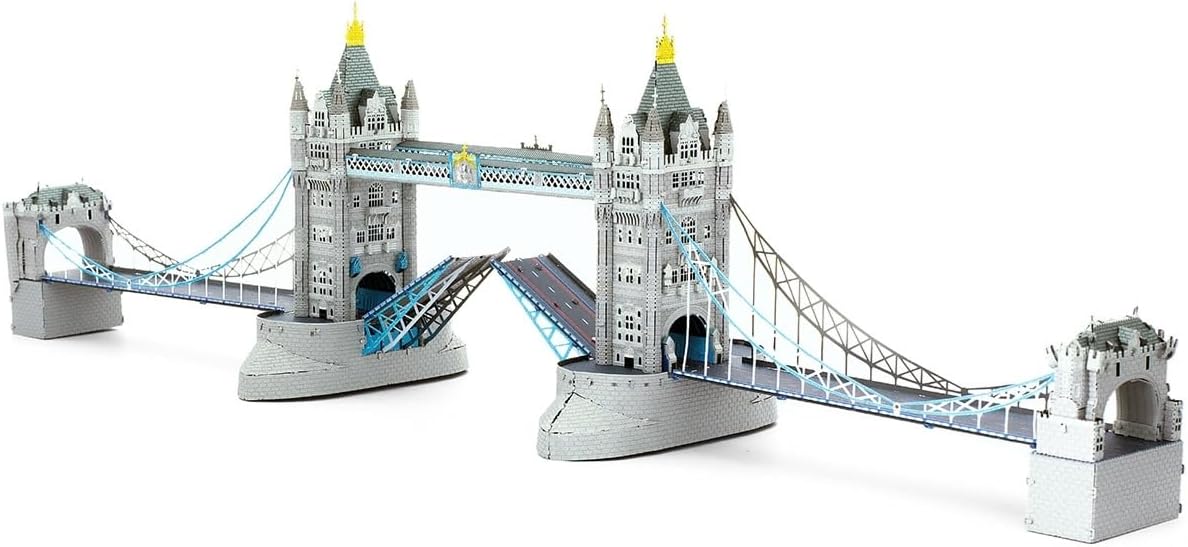 Metal Earth Kit de modelo de metal 3D de puente de la torre de Londres de la serie premium