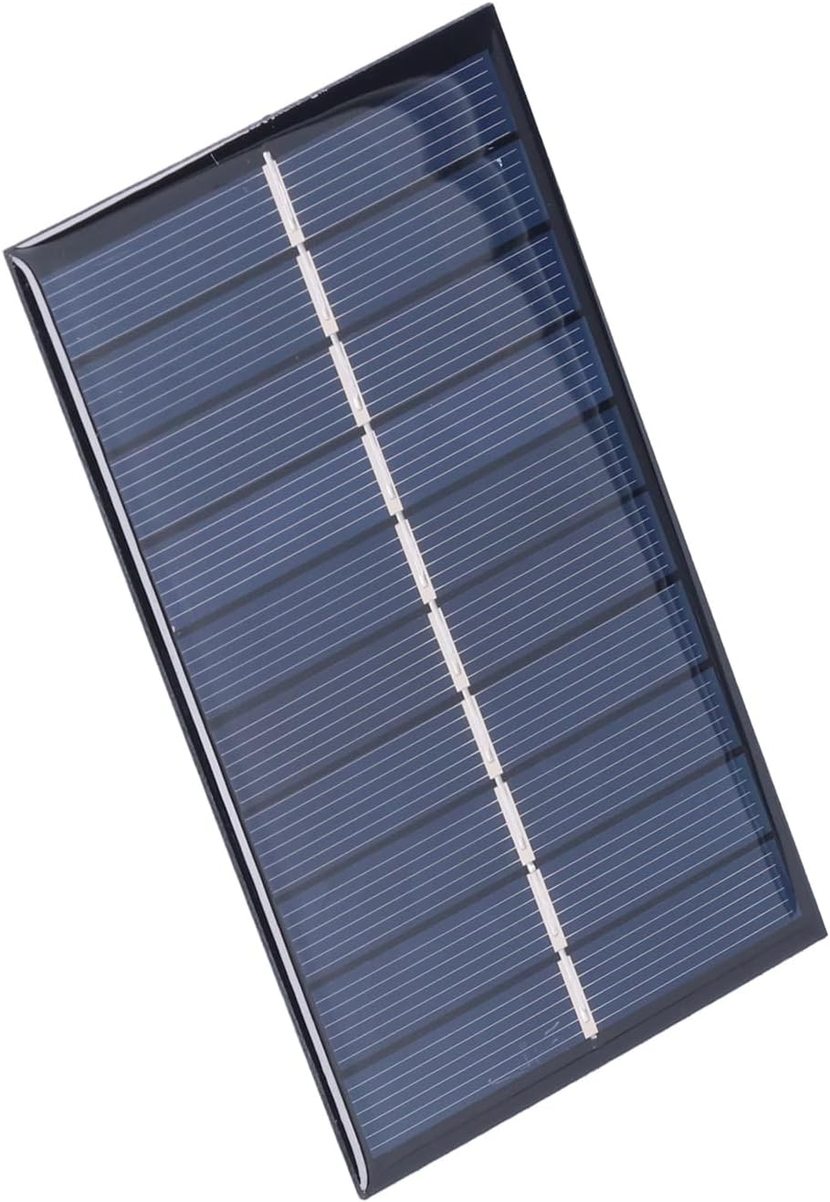 1.2W 5V Tablero de carga solar de silicio policristalino Panel solar portátil para barcos aviones cría RV actividades de camping