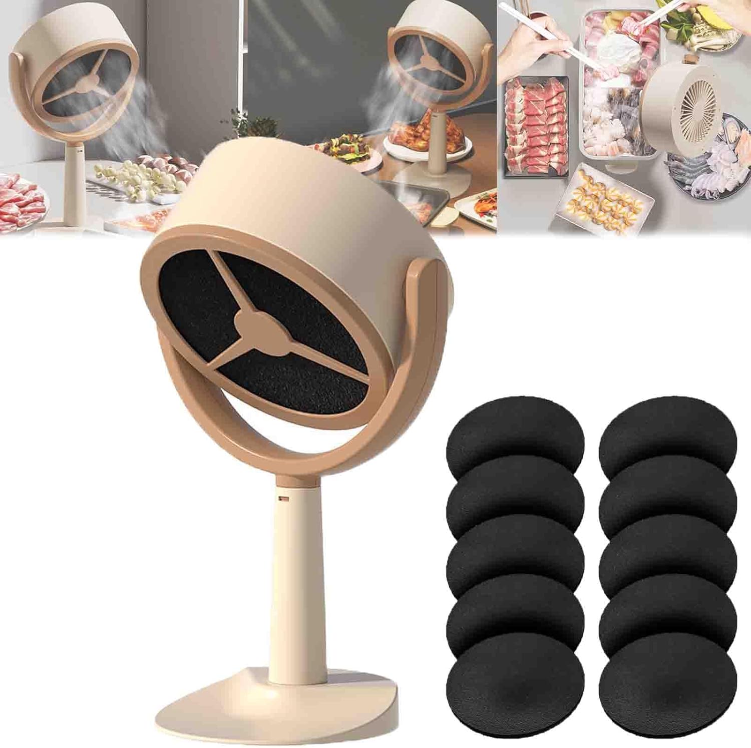 Lorivu – Purificador de humo portátil, purificador de humo Lorivu, campana extractora portátil Lorivu, extractor de cocina portátil, mini campana