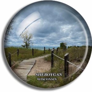 Sheboygan Wisconsin – Imanes de cristal para nevera, diseño de recuerdo de viaje, para regalo, decoración del hogar, oficina, pizarra blanca Sheboygan Wisconsin – Imanes de cristal para nevera, diseño de recuerdo de viaje, para regalo, decoración del hogar, oficina, pizarra blanca
