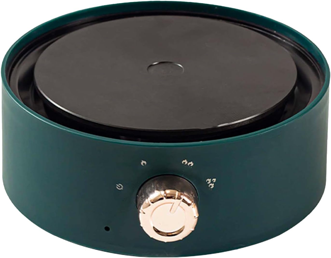 Mini estufa eléctrica, placa caliente pequeña, calefacción vertical de 360 grados, placa caliente portátil para encimera para el hogar, café, té,