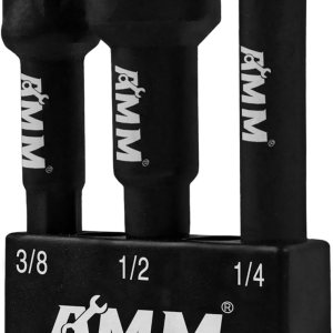 Juego de adaptadores de enchufe de grado de impacto (3 piezas (14,38,12 pulgadas) Juego de adaptadores de enchufe de grado de impacto (3 piezas (14,38,12 pulgadas)