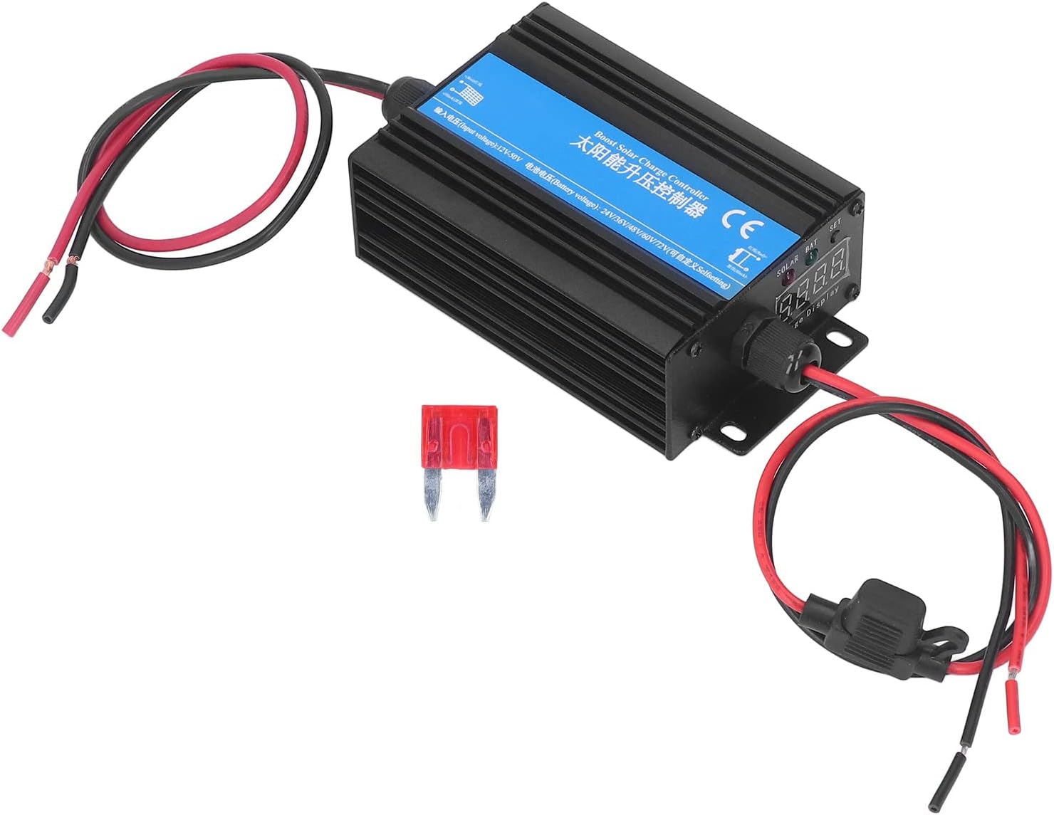 LANTRO JS Controlador de impulso solar 300 W MPPT cargador de vehículo eléctrico para baterías de 24 V 72 V ahorro de energía