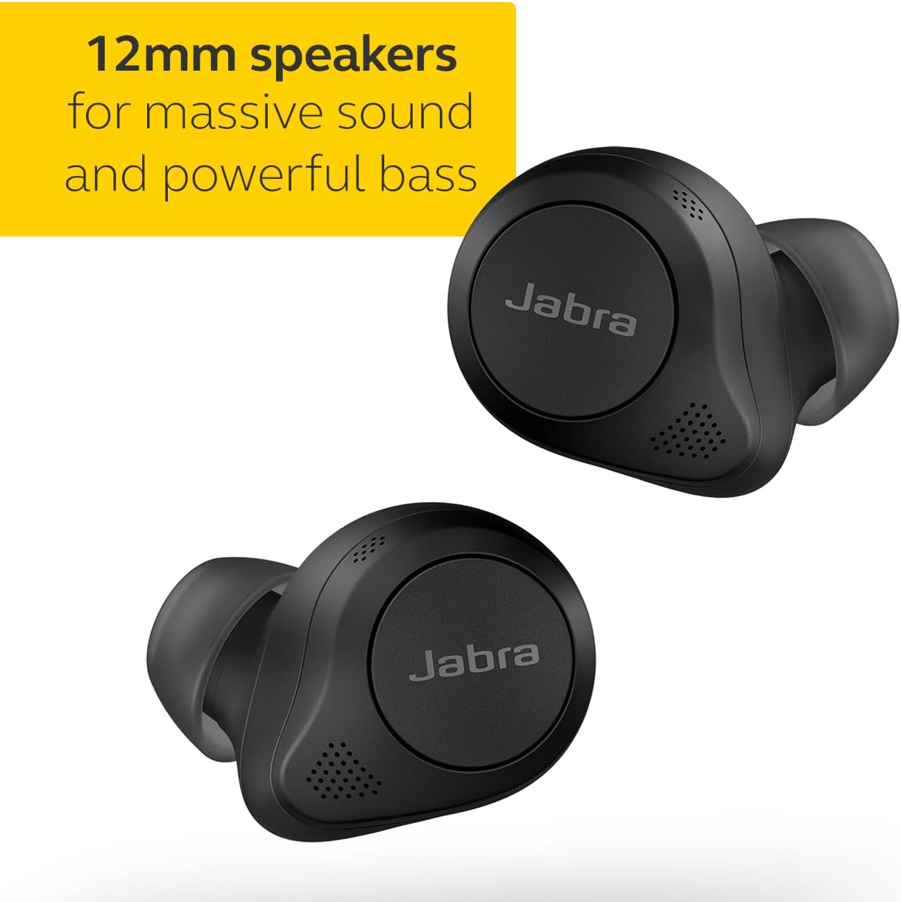 Jabra Elite 85t True Wireless Advanced – Auriculares de cancelación de ruido activos, color negro