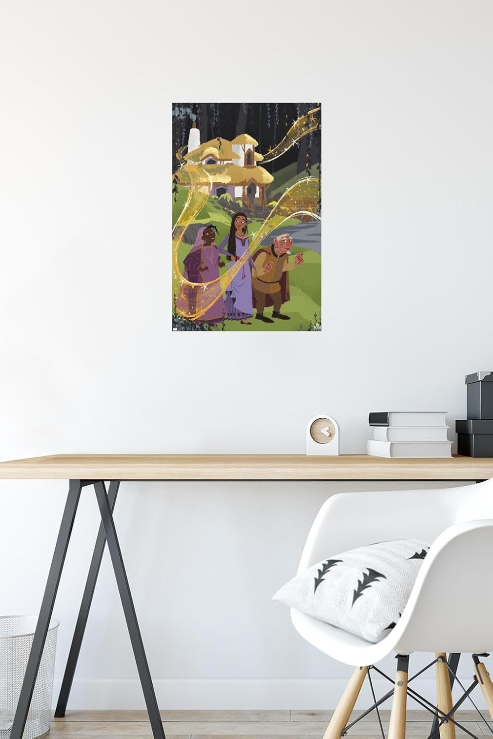 Trends International Disney Wish – Póster de collage 1 (familiar), 14.72 x 22.37 pulgadas, versión premium sin marco