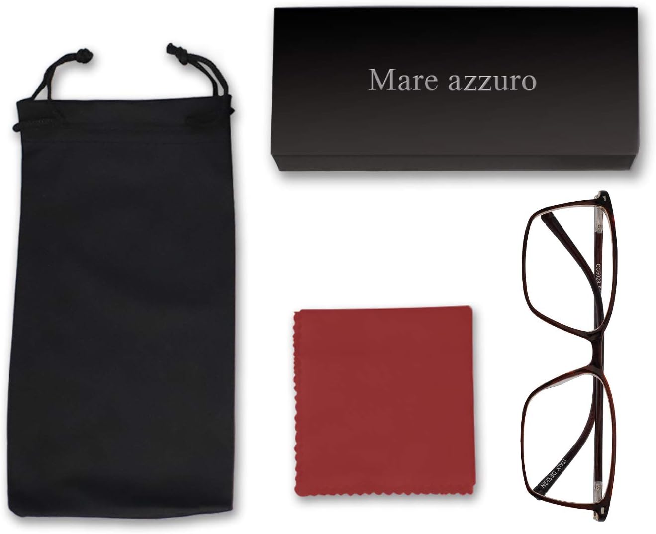 MARE AZZURO Gafas de lectura para hombres 3.50 lectores con estilo 3.5 Fuerza Gafas de lectura de moda 350 para hombre