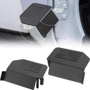 Estriberas Wrangler mejoradas compatibles con Wrangler JK JL Gladiator JT 2007 a 2024, ángulo de 120 para puerta exterior, bisagra, pedales, Estriberas Wrangler mejoradas compatibles con Wrangler JK JL Gladiator JT 2007 a 2024, ángulo de 120 para puerta exterior, bisagra, pedales,