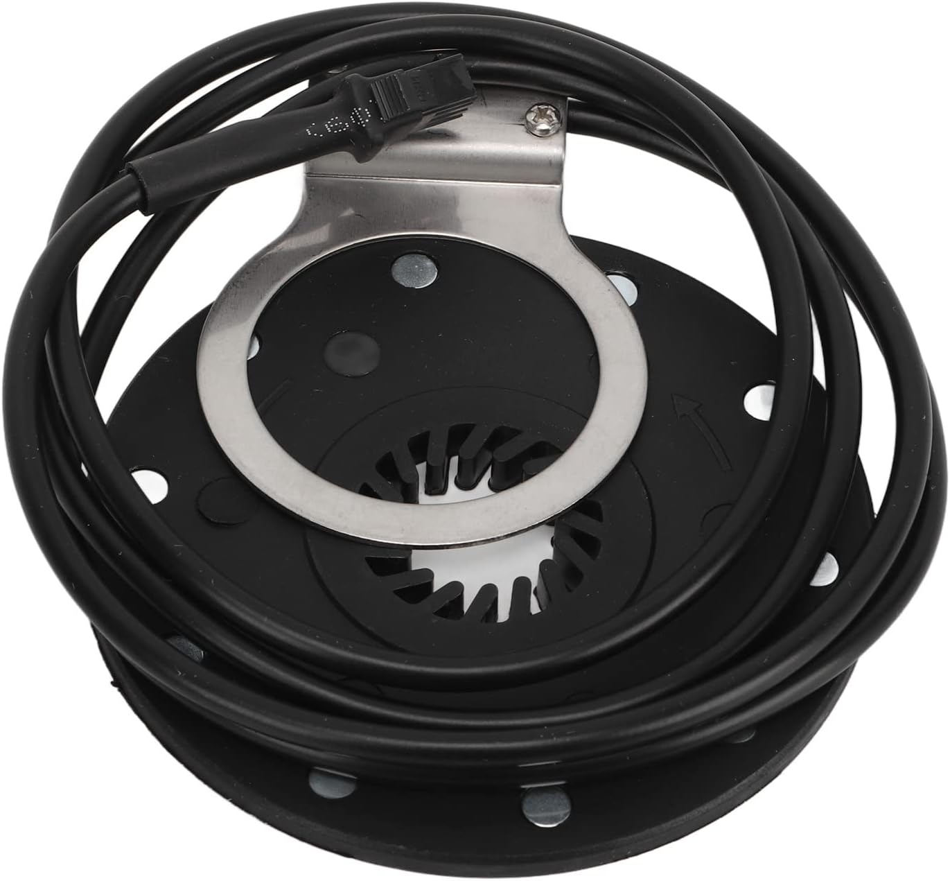 Fdit Kit de motor de cubo trasero de 48 V 500 W, modificación GD06 Kit de conversión de motor de cubo de bicicleta eléctrica con acelerador de