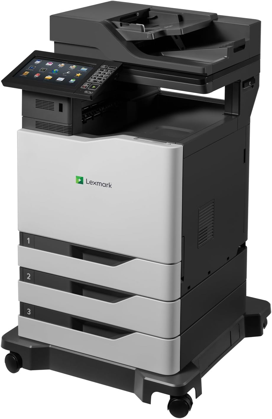 Lexmark Impresora multifunción láser a color CX825DTE (42K0041), negrogris (renovada)