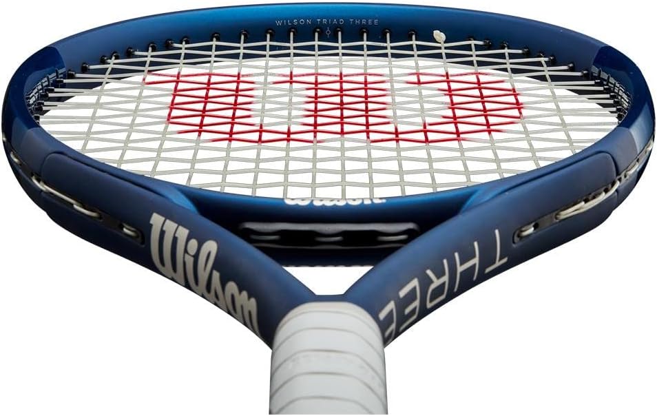 Wilson Triad Three (16 x 19) – Raqueta de tenis con cuerda Syn Gut en tu elección de color