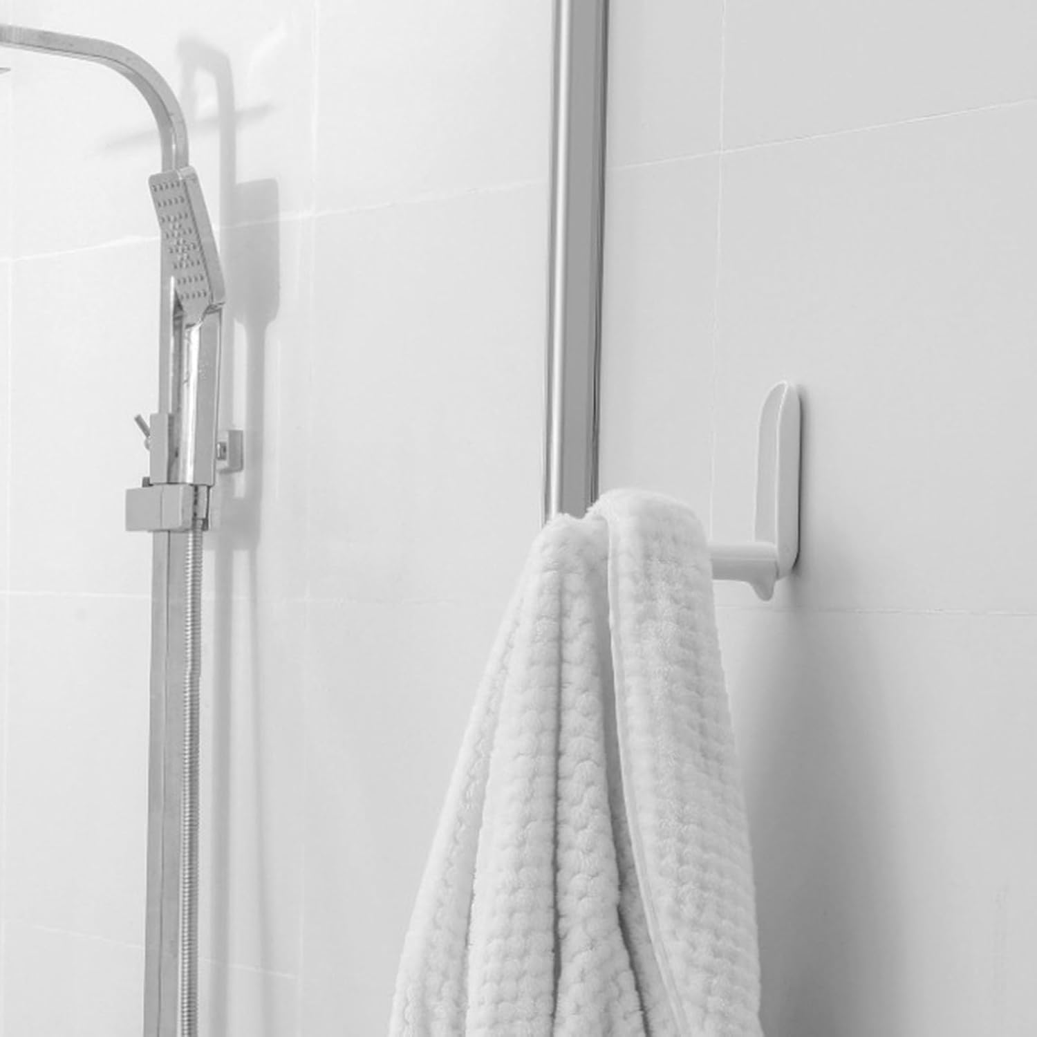 Hiborth Estante de secado de ropa creativa Montaje en pared Percha de ropa Estante de almacenamiento Instalación sin perforaciones Soporte plegable