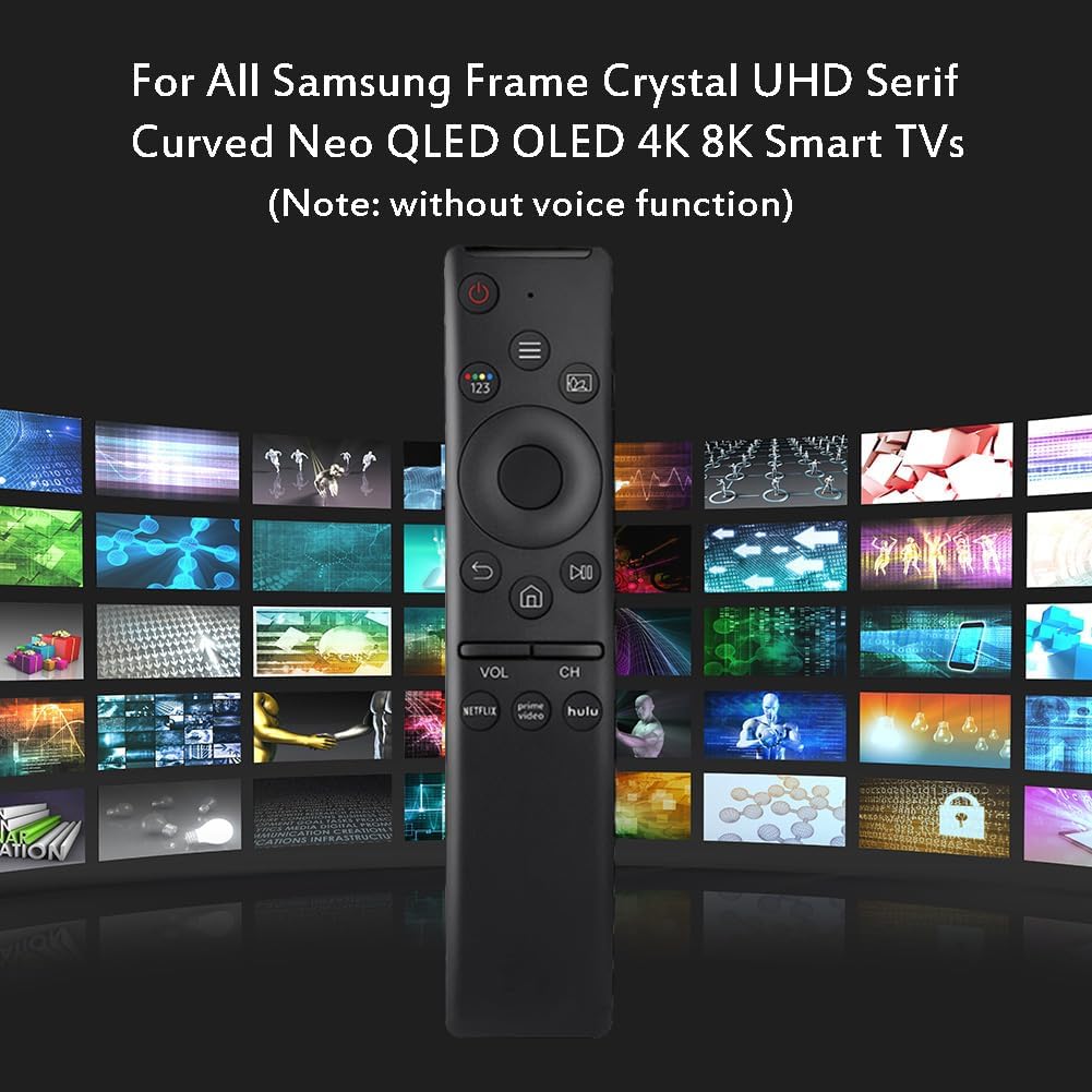 Reemplazo remoto universal para todos los televisores Samsung, control remoto para Samsung Smart TV con 3 botones de acceso directo sin función de