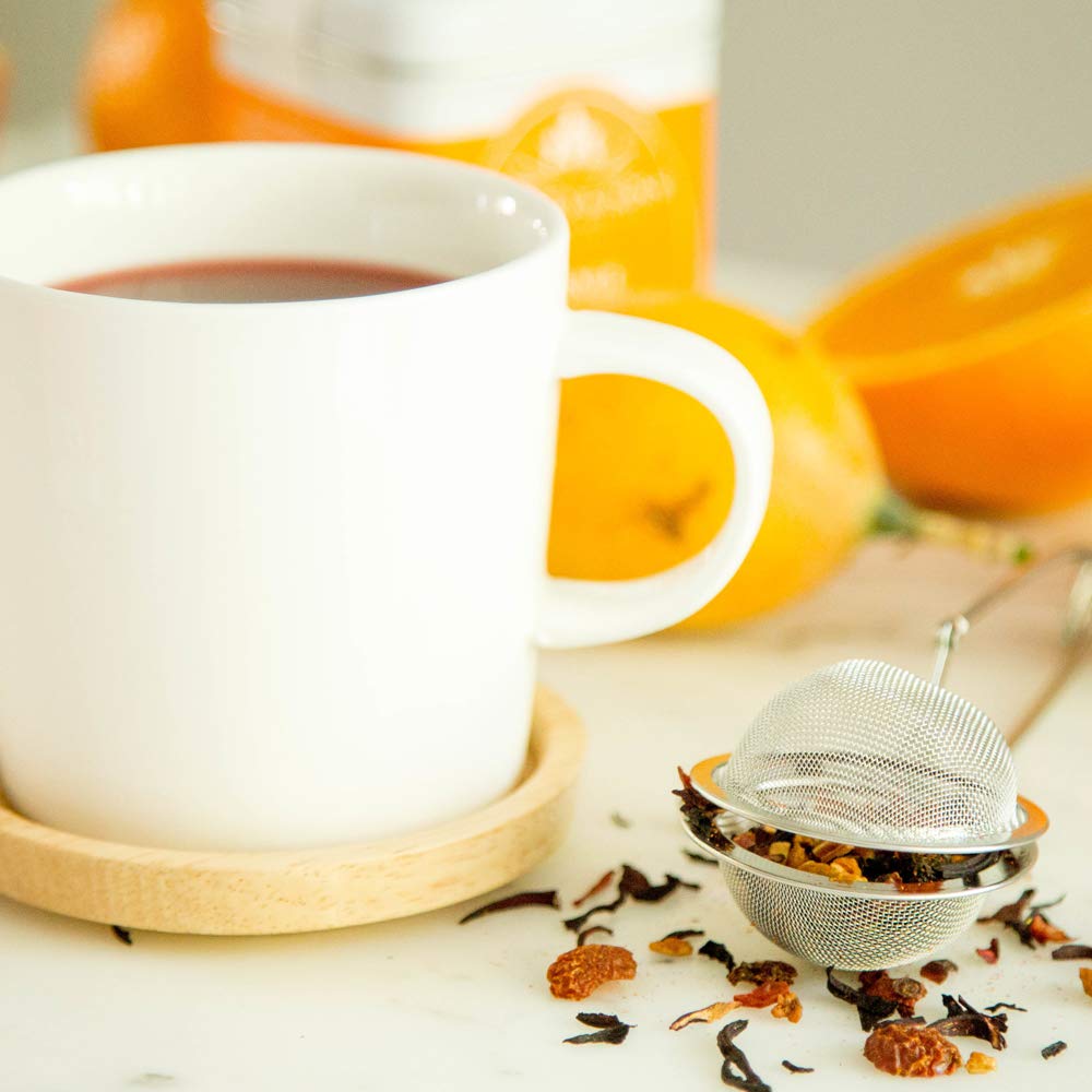 Harney & Sons Fruta de la pasión naranja, bolsa de 16 onzas de té de hierbas sueltas