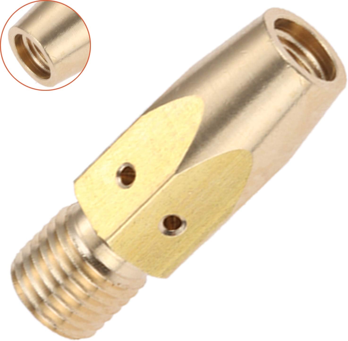 Paquete de 26 accesorios para pistola de soldadura MIG .035″ Kit para pistola Miller M25 M40 Hobart H (incluye puntas de contacto de soldadura