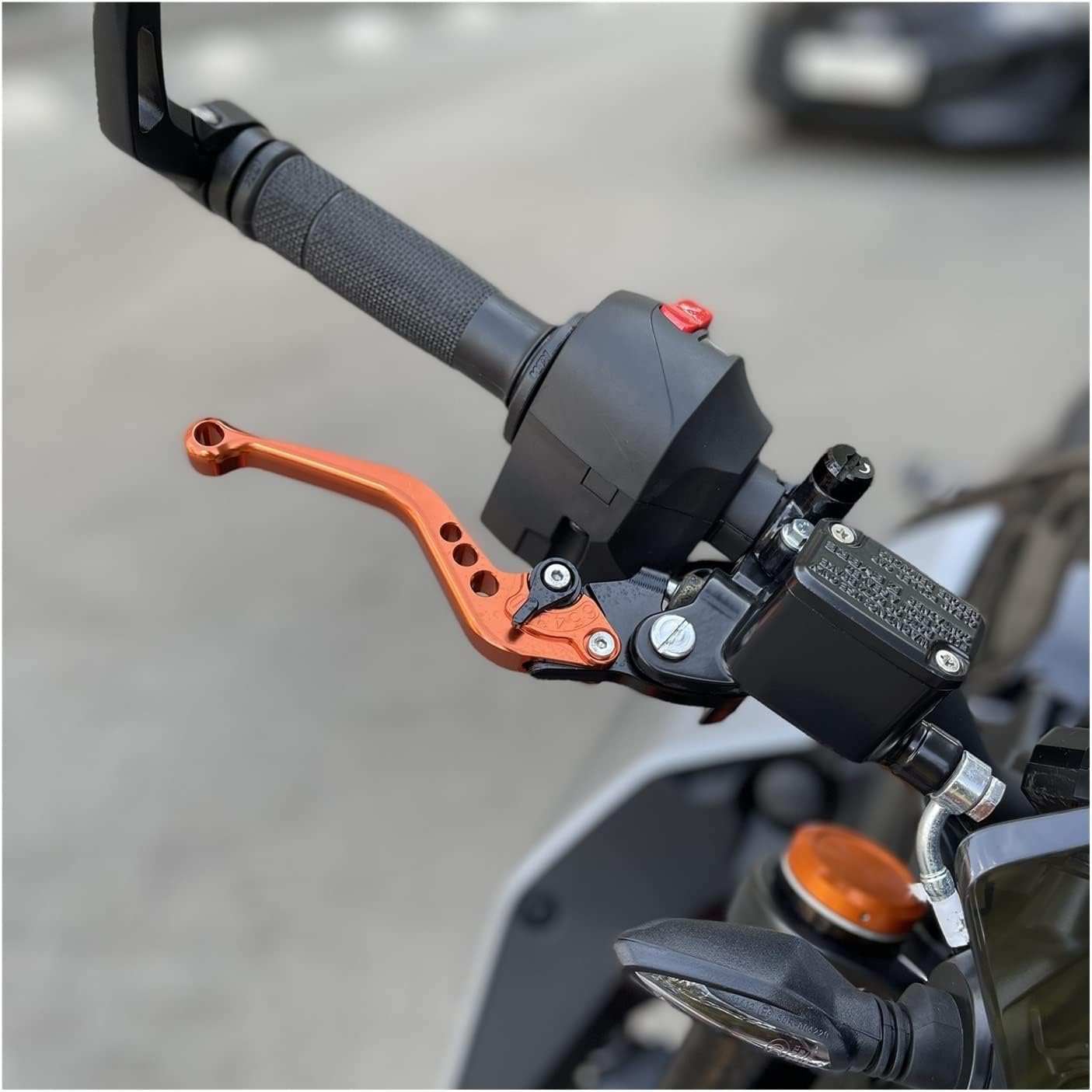 Para Yamaha FZ6 FZ 6 FAZER 2004-2010 Empuñaduras de motocicleta Manillar CNC Aluminio Ajustable Palancas de Embrague de Freno (Color G)