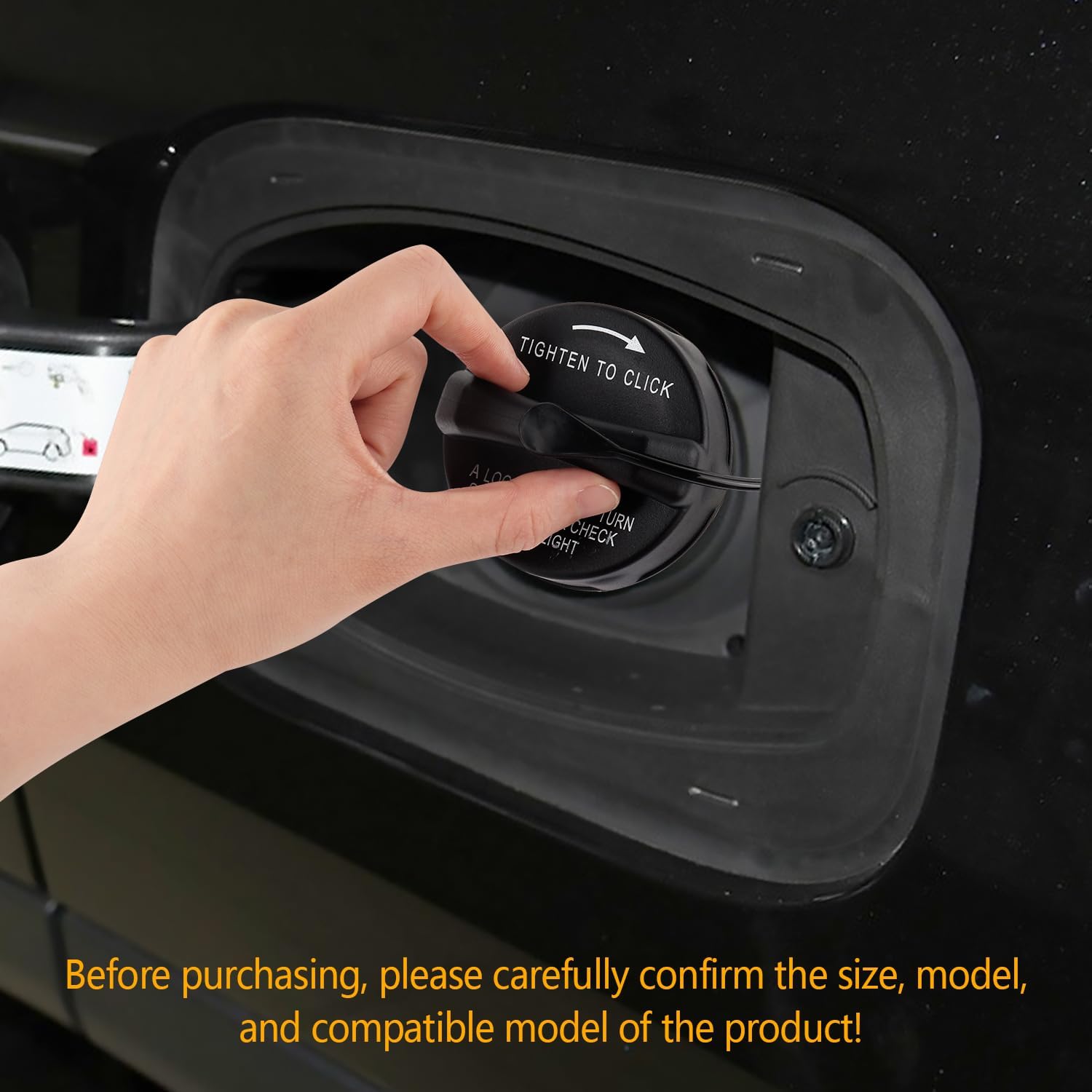 Cubierta de tapa de gasolina compatible con Dodge Chrysler Ram Jeep Wrangler, accesorios estándar para automóvil, repuesto de tapa de combustible