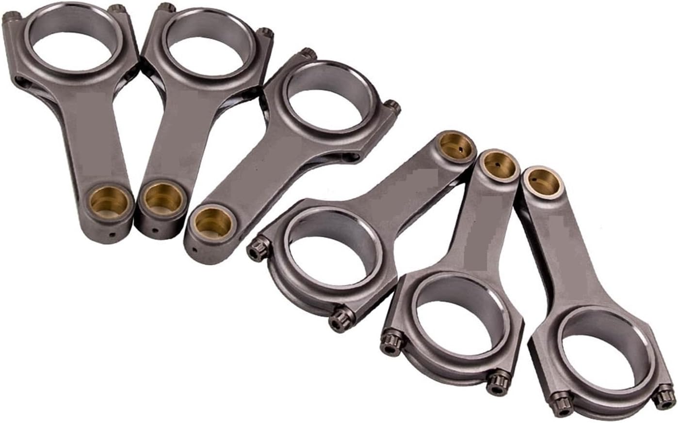 6 unids biela Datsun 240Z compatible con Nissan Skyline Laurel Cedric L24 forjado 4340 acero H-Beam ARP pernos varillas