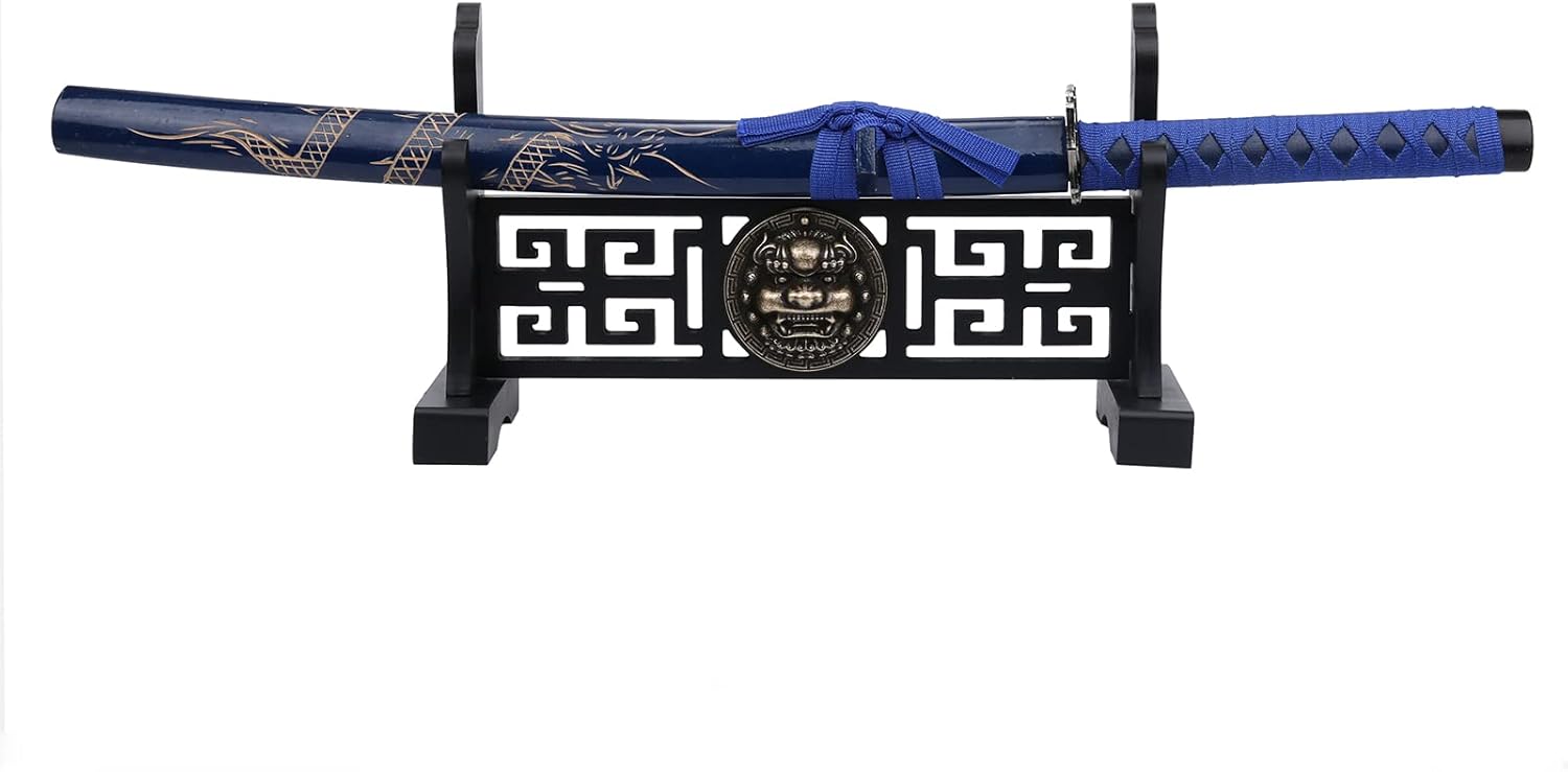 Soporte de espada Katana de montaje en pared, soporte para samurái, soporte para todo tanto espada Wakizashi Kirin, 1 nivel